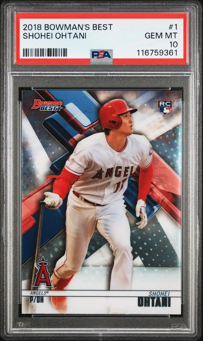 2018 #1 Shohei Ohtani PSA 10 Bowman's Best