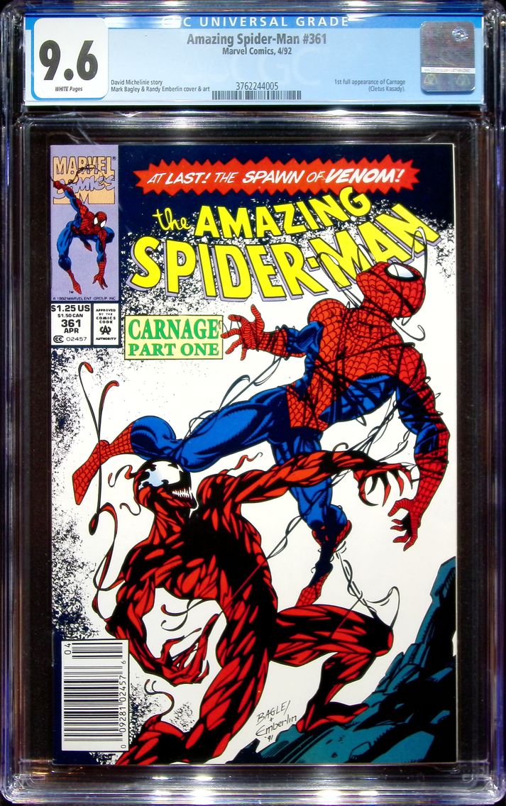 1992 Amazing Spider-Man #361 CGC