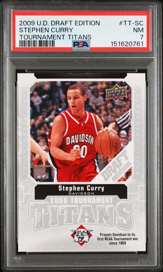 2009 #TT-SC Stephen Curry PSA 7 Upper Deck Draft Edition Tournament Titans