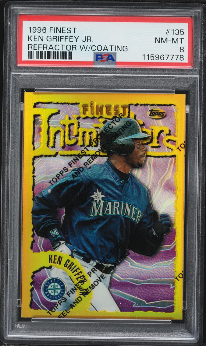 1996 #135 Ken Griffey Jr PSA 8 F