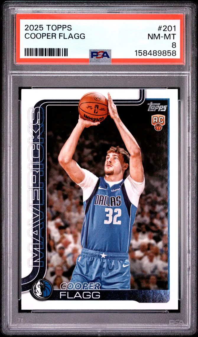 2025 #201 Cooper Flagg PSA 8 Topps