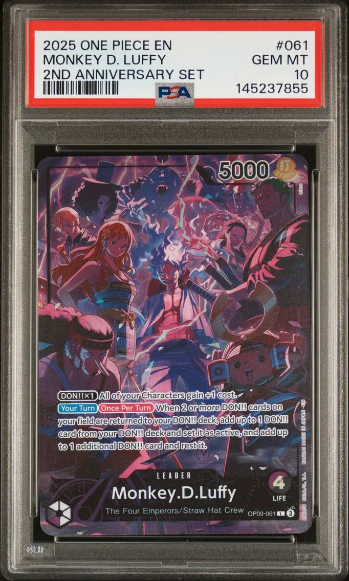2025 #061 Monkey D. Luffy PSA 10