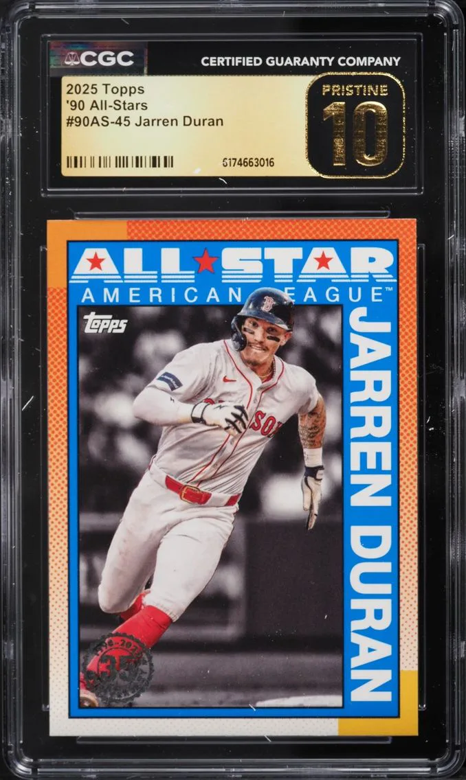 2025 Topps '90 All Stars Jarren Duran #90AS-45 CGC 10 PRISTINE