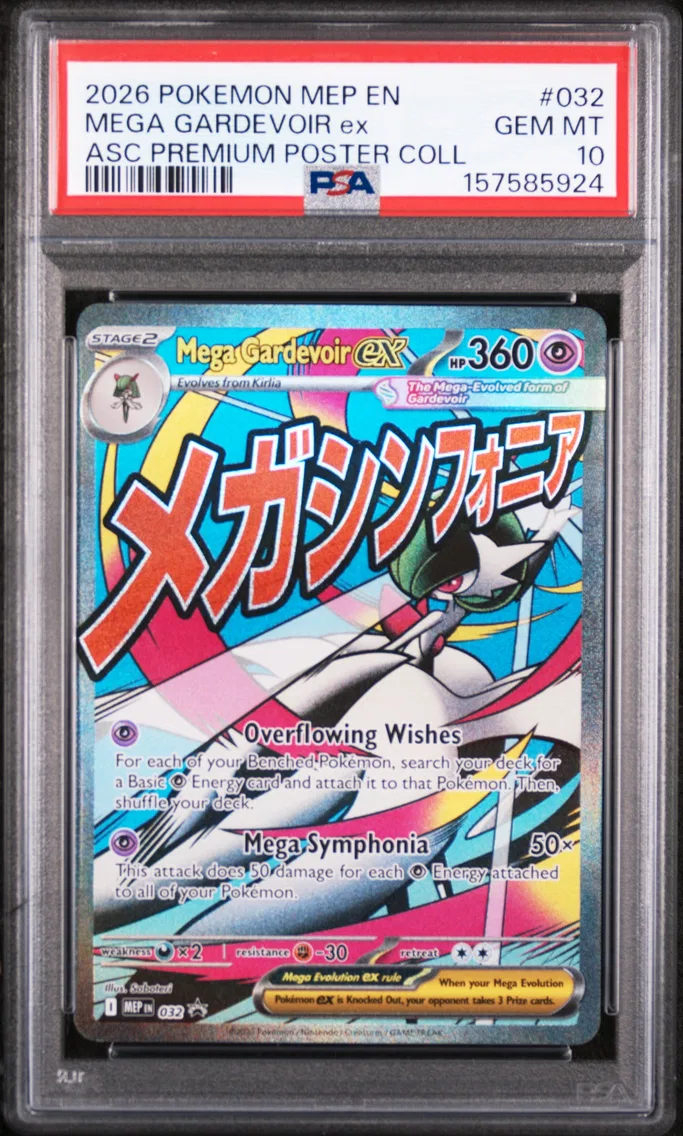 2026 #032 Mega Gardevoir EX PSA 10 Mep EN-Me Black Star Promo