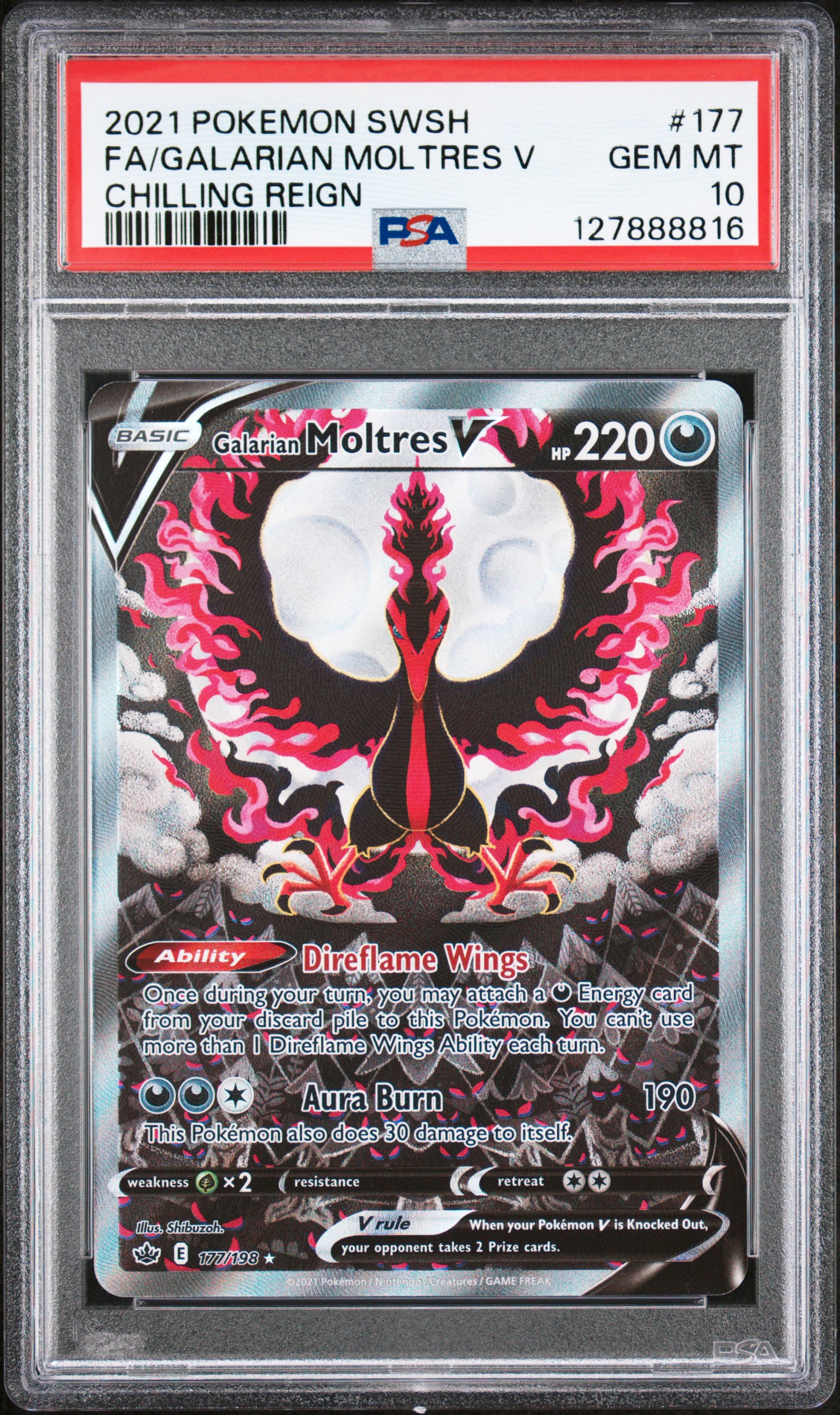 Full Art/Galarian Moltres V