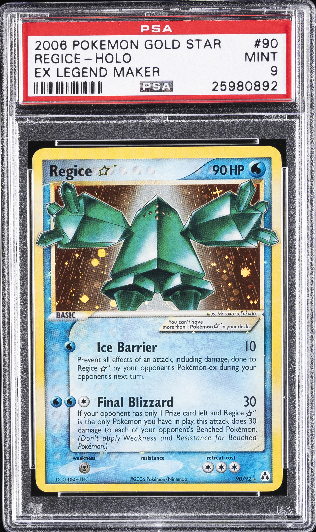 Regice-Holo