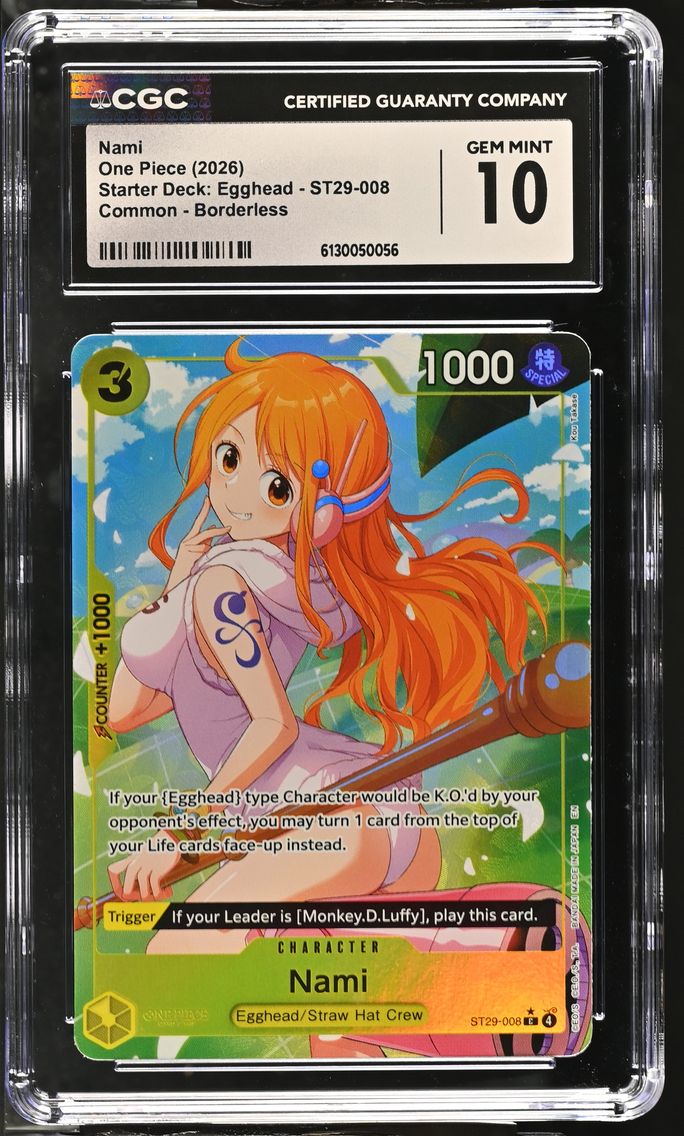 2026 #ST29-008 Nami CGC 10 Starter Deck: Egghead (ST29) - English