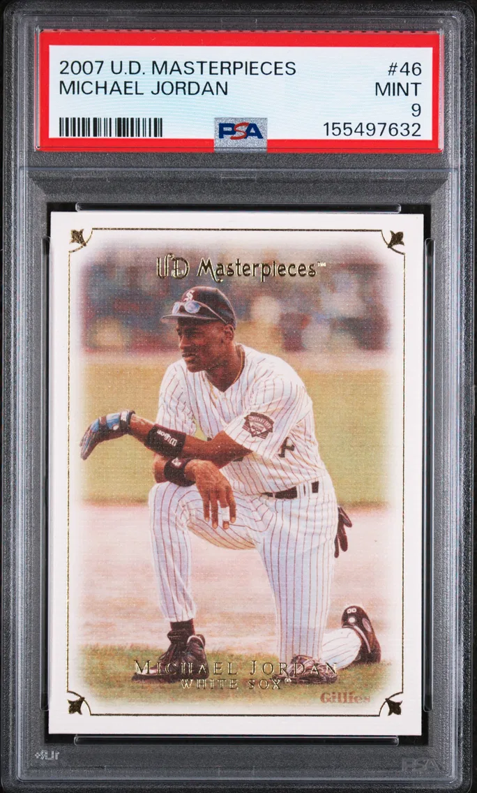2007 #46 Michael Jordan PSA 9 Upper Deck Masterpieces
