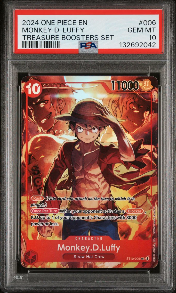 2024 #006 Monkey D. Luffy PSA 10 One Piece Promos