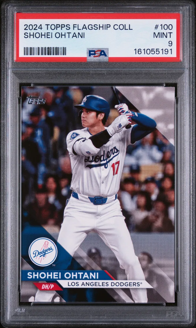 2024 #100 Shohei Ohtani PSA 9 Topps Flagship Collection