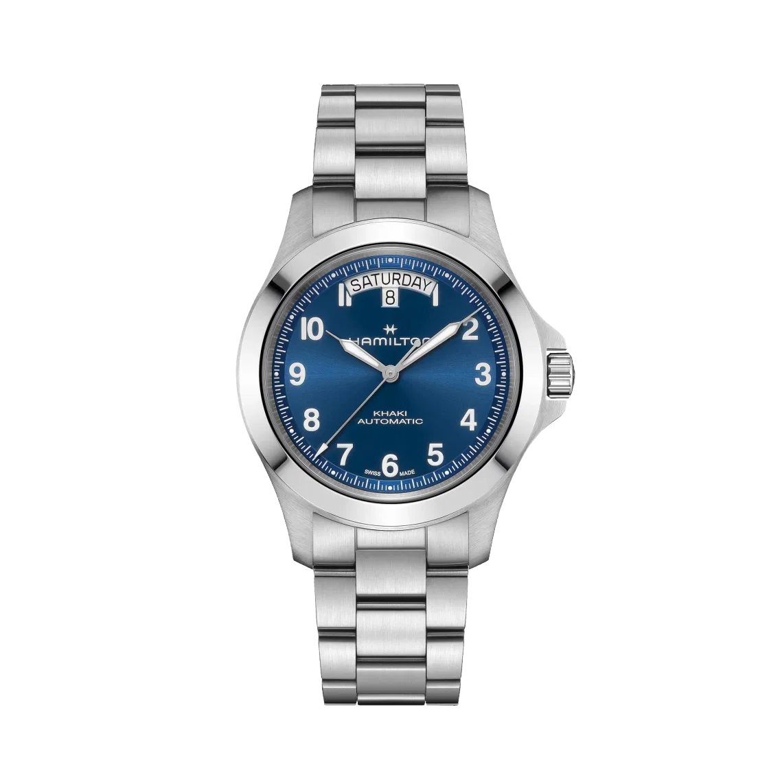 Hamilton Khaki Field Auto 40mm - Blue on Bracelet