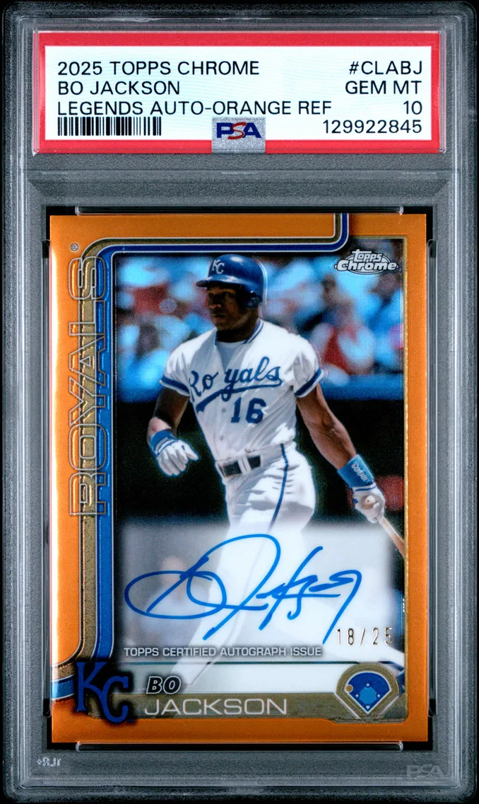 2025 #CLABJ Bo Jackson PSA 10 To