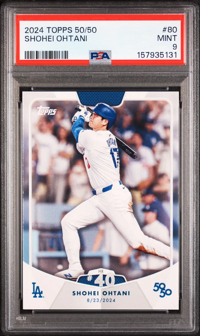 2024 #80 Shohei Ohtani PSA 9 Topps 50/50 Shohei Ohtani