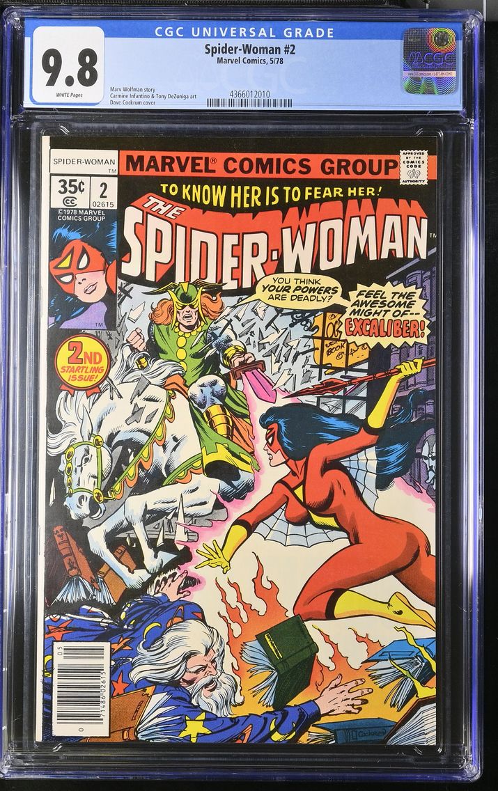1978 Spider-Woman #2 CGC 9.8 Mar