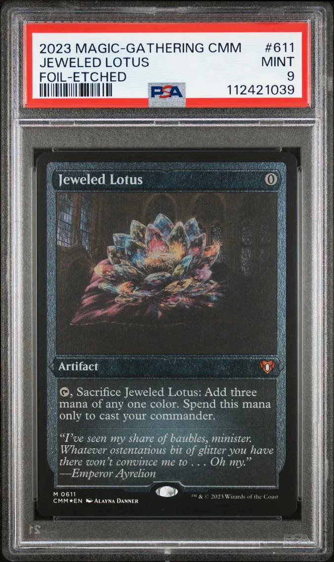 2023 #611 Jeweled Lotus PSA 9 Commander Masters Magic the Gathering