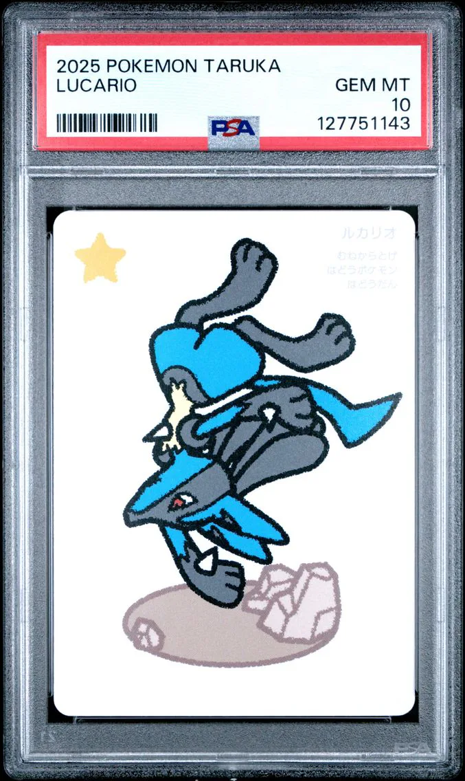 2025 #NA Lucario PSA 10 Taruka Pokemon
