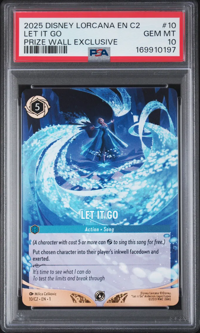 2025 #10 Let It Go PSA 10 Disney Lorcana EN C2-Lorcana Challenge Promo