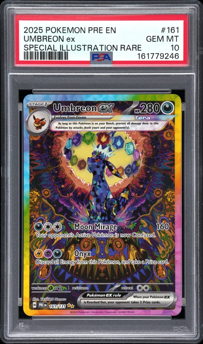 2025 #161 Umbreon EX PSA 10 Pre EN-Prismatic Evolutions