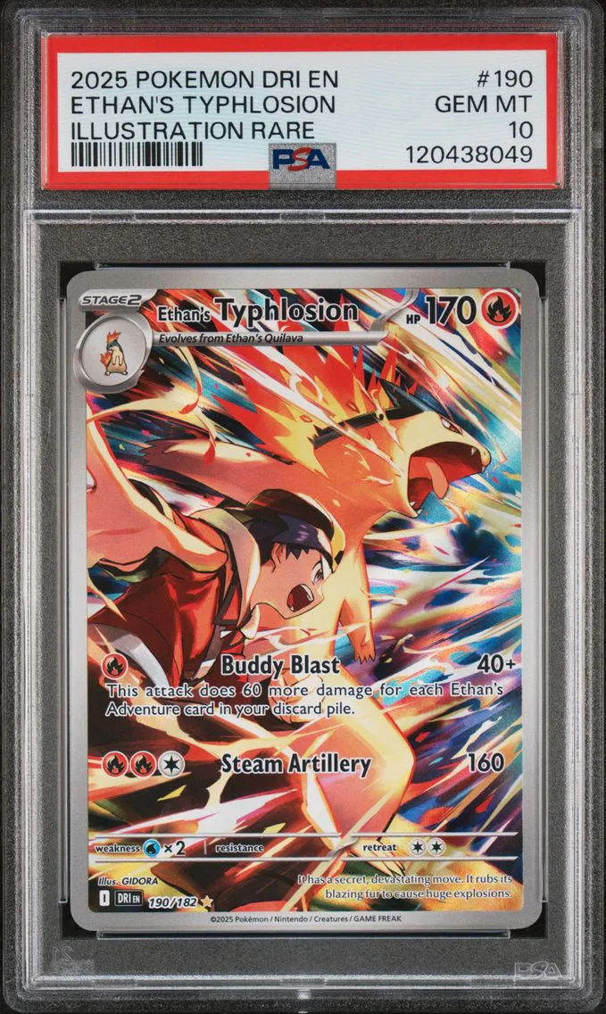 2025 #190 Ethan's Typhlosion PSA