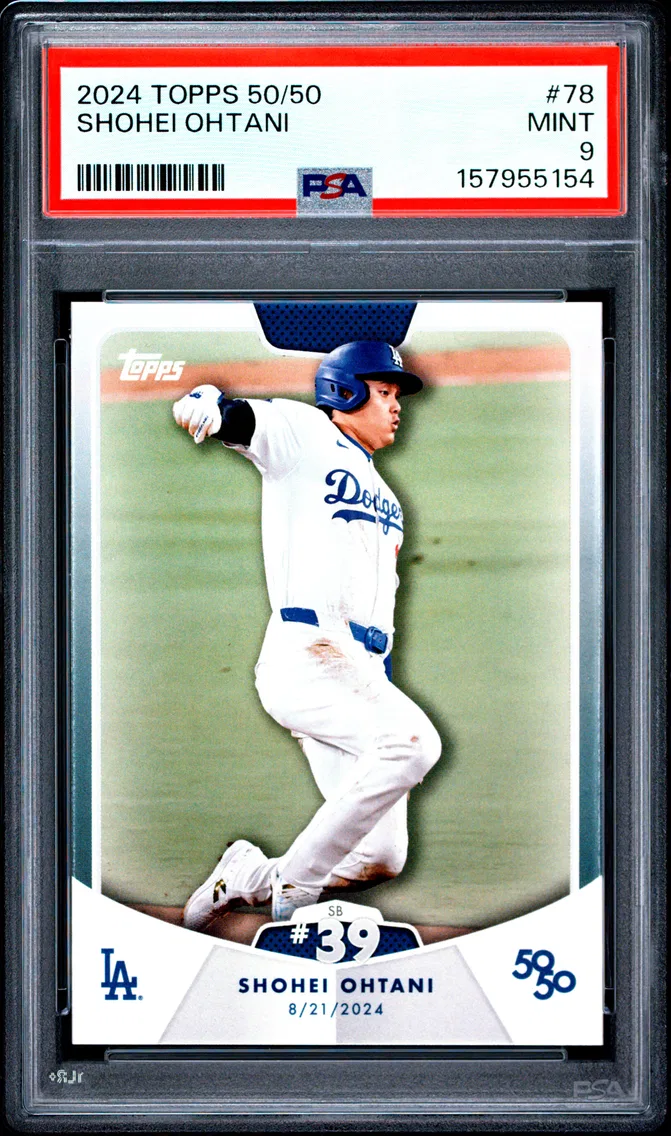 2024 #78 Shohei Ohtani PSA 9 Topps 50/50 Shohei Ohtani