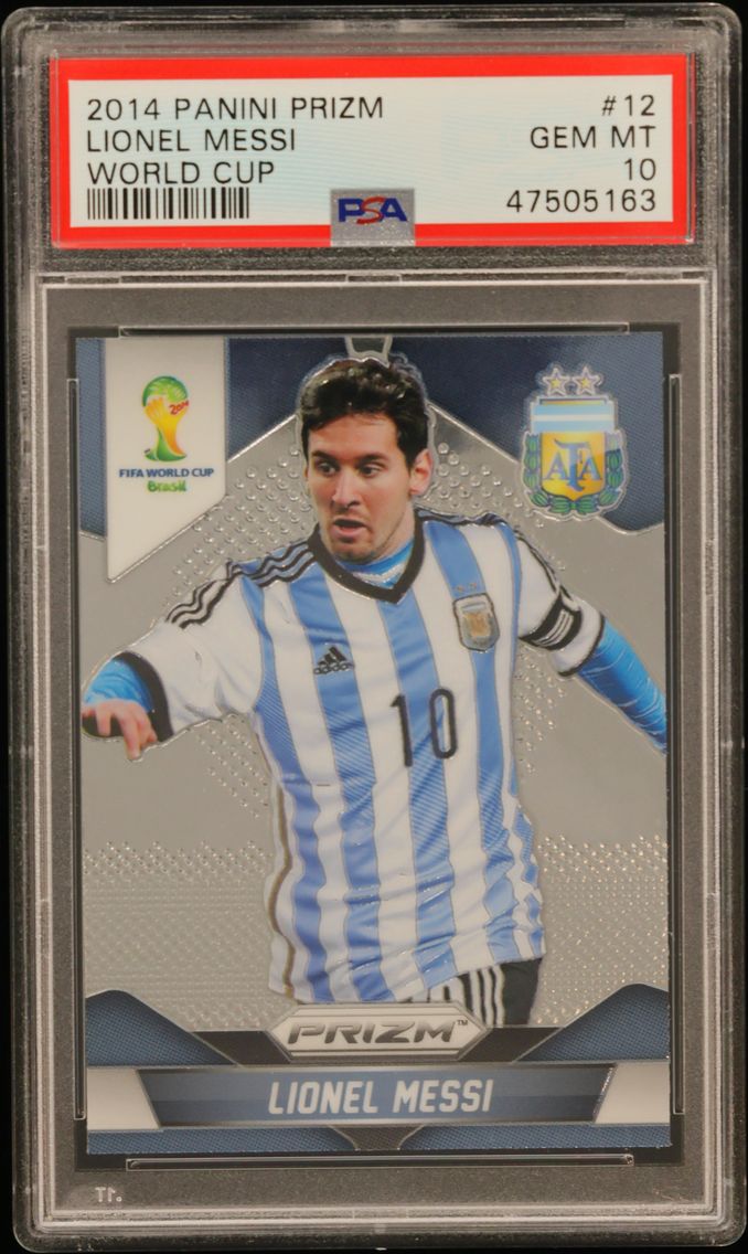 2014 #12 Lionel Messi PSA 10 Pan