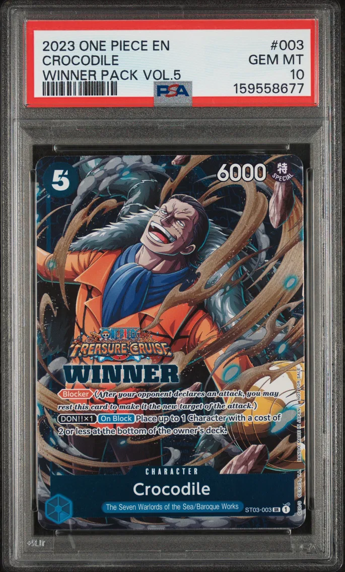 2023 #003 Crocodile PSA 10 One Piece Promos