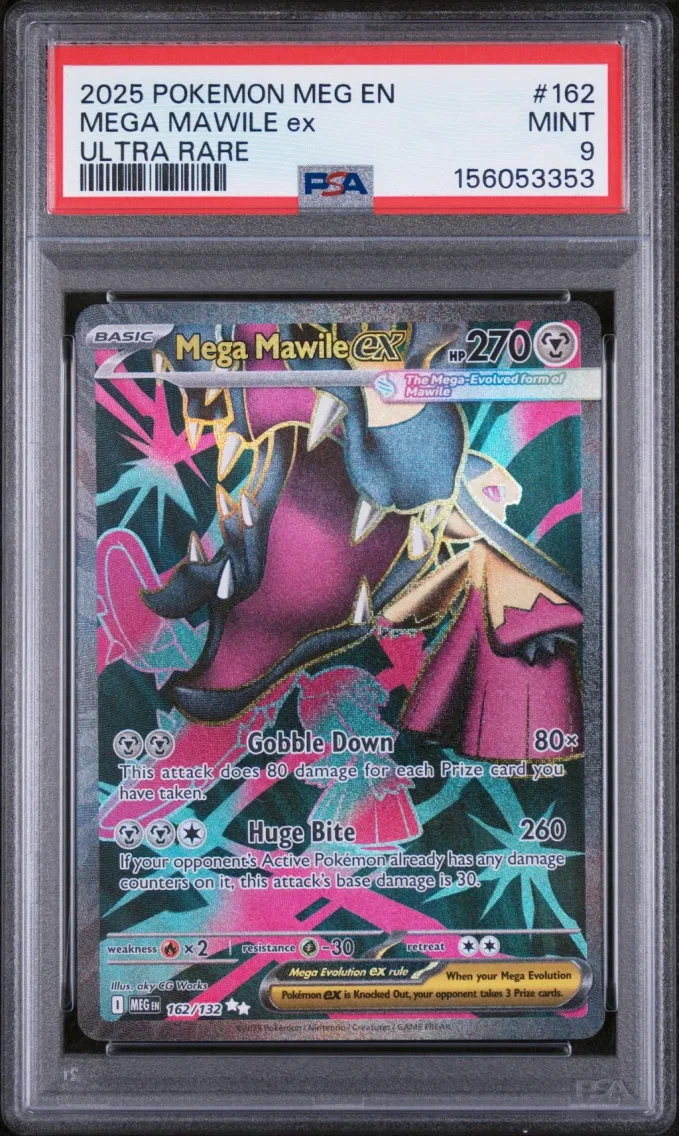 2025 #162 Mega Mawile EX PSA 9 Meg EN-Mega Evolution