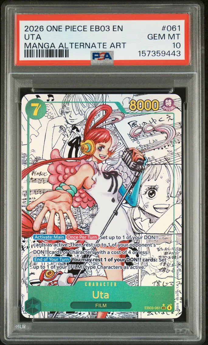 2026 #061 Uta PSA 10 One Piece E