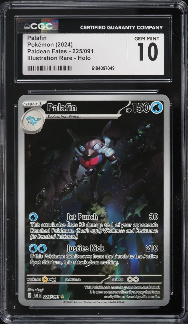 2024 #225 Palafin CGC 10 Pokemon Scarlet & Violet Paldean Fates IR