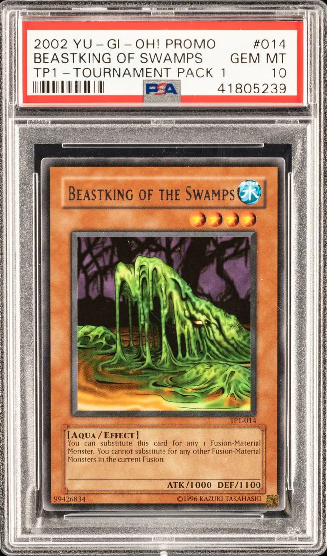 BEASTKING OF THE SWAMPS TP1-014 TOURNAMENT PACK 1 2002 PSA 10