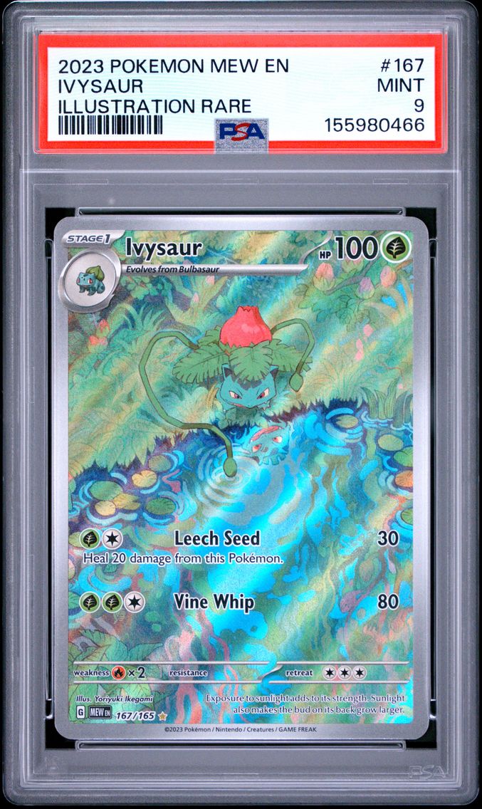 2023 #167 Ivysaur PSA 9 Mew EN-151