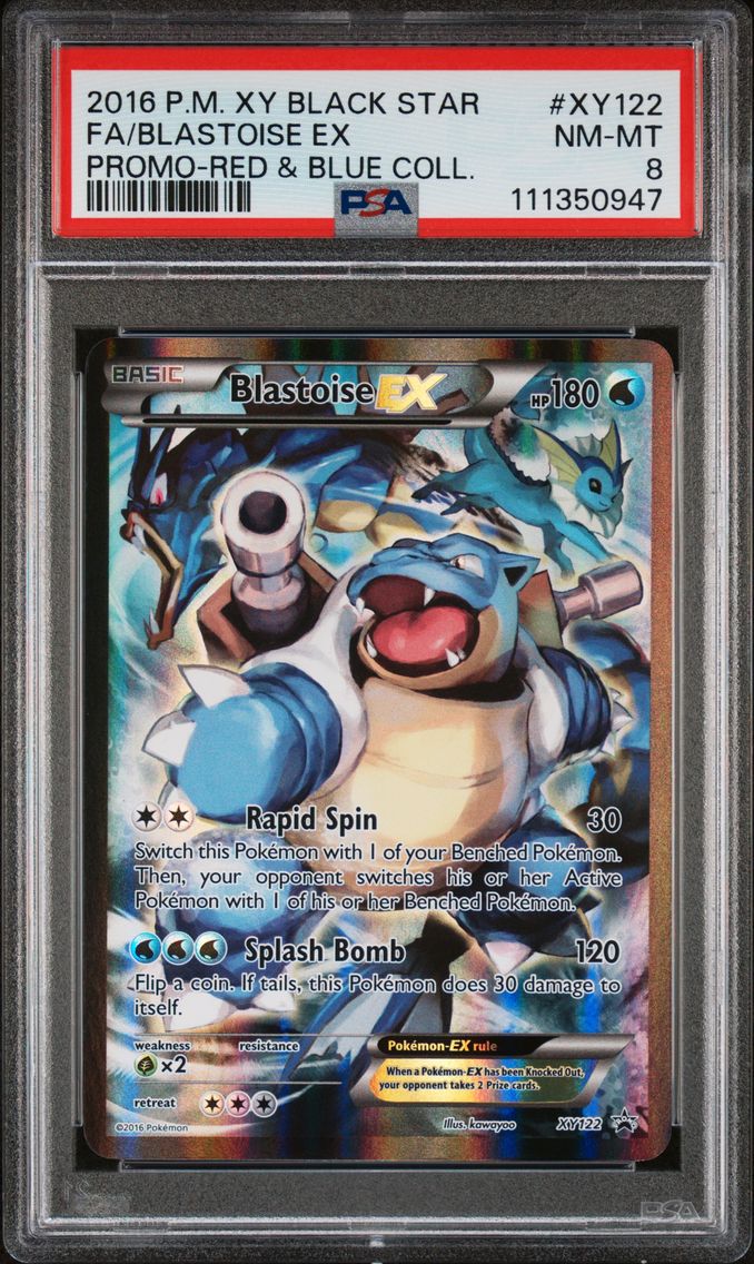 2016 #XY122 Full Art/Blastoise E
