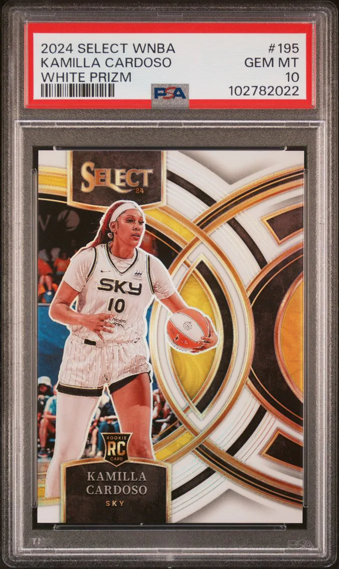 2024 #195 Kamilla Cardoso PSA 10 Panini Select WNBA