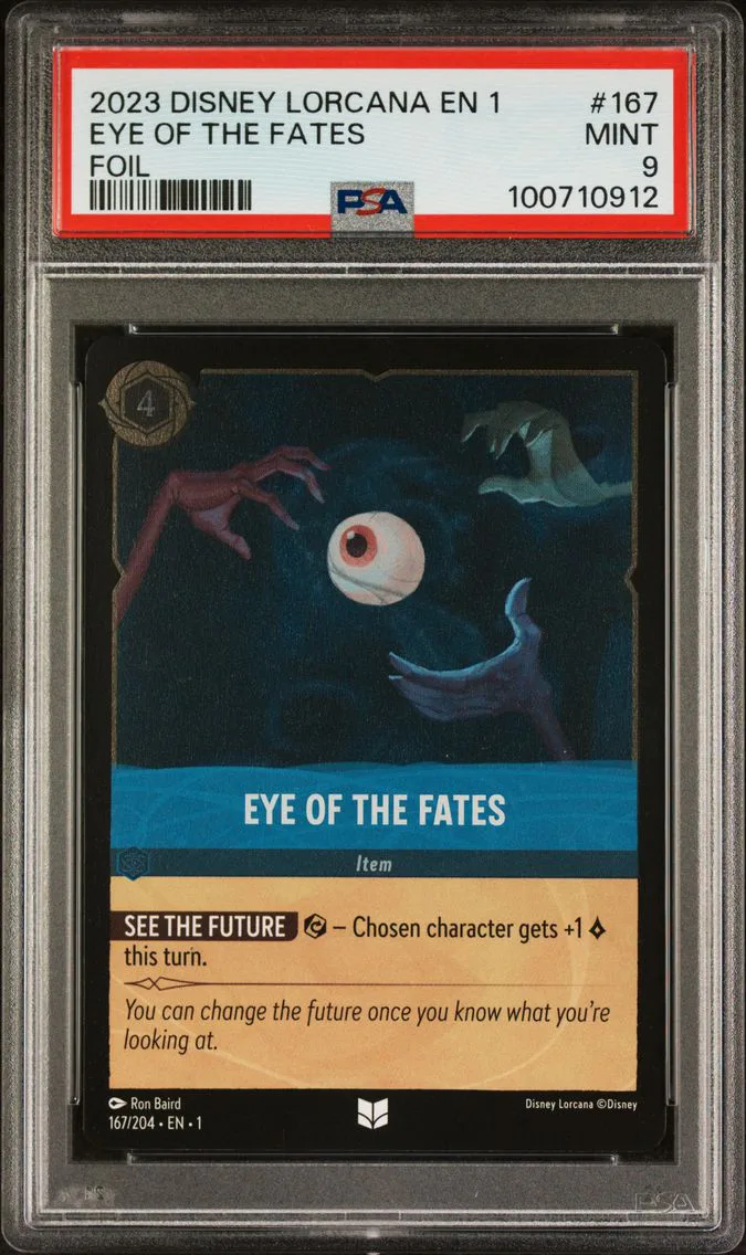 2023 #167 Eye of the Fates PSA 9 Disney Lorcana EN 1-the First Chapter