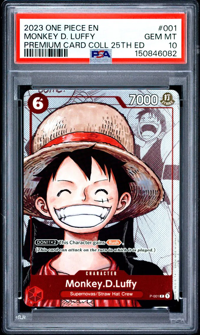 2023 #001 Monkey D. Luffy PSA 10