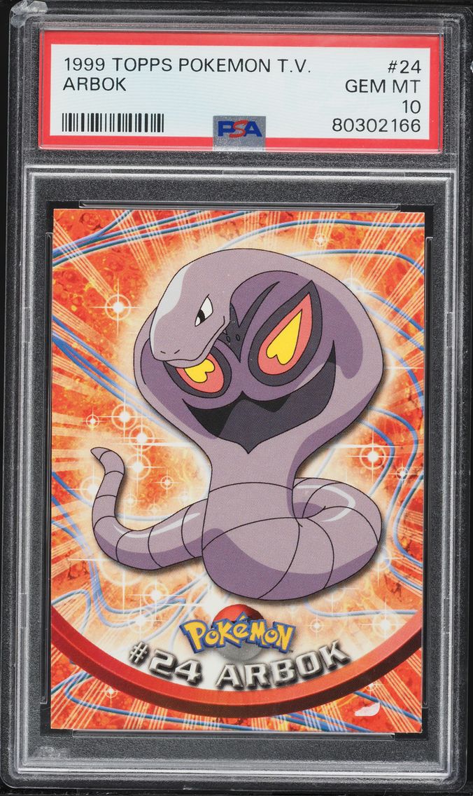 1999 #24 Arbok PSA 10 Topps  TV 