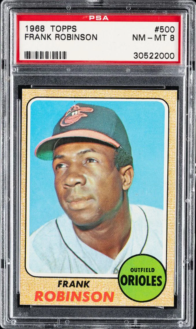 1968 #500 Frank Robinson PSA 8 Topps