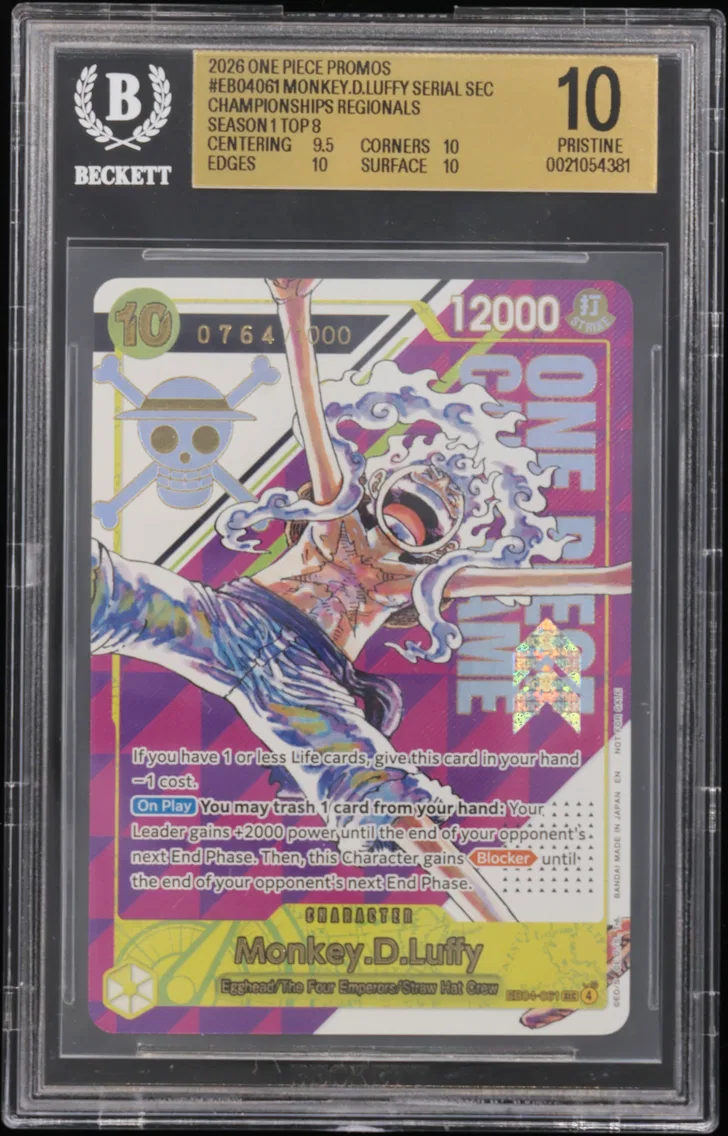 2026 #EB04061 Luffy Serial BGS 10