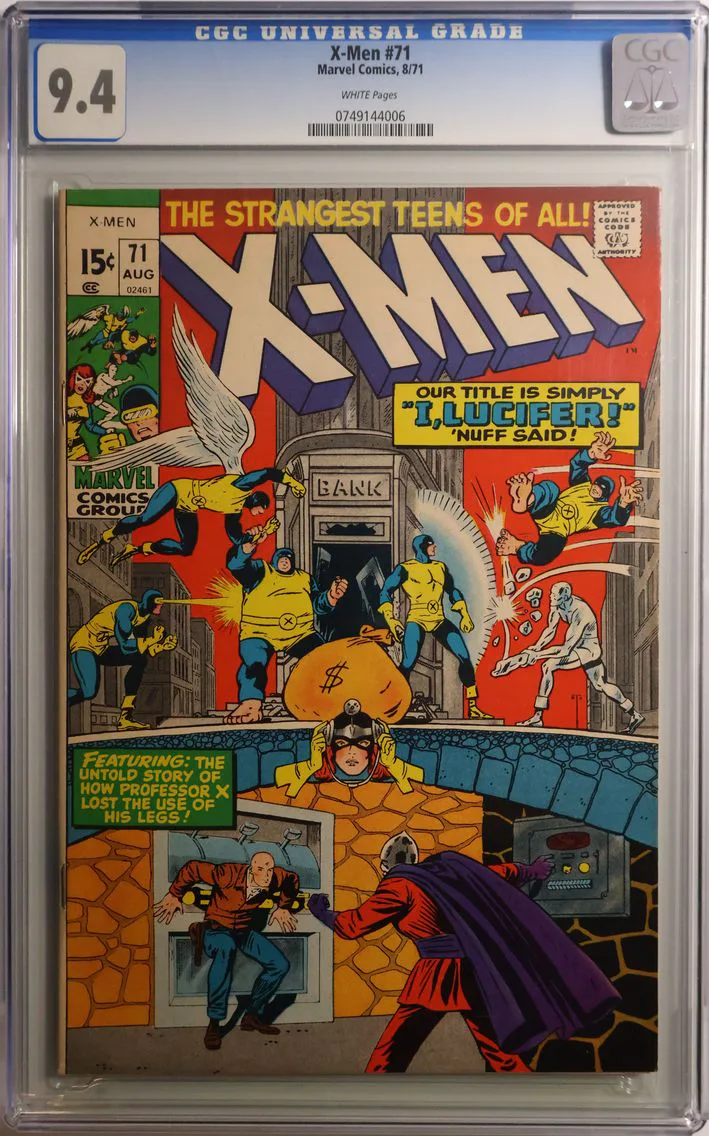 1971 #NA 1971 X-Men #71 CGC 9.4 Marvel Comics CGC 9.4