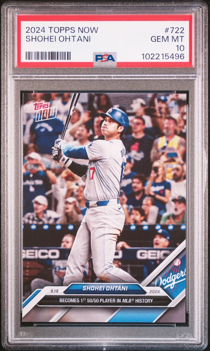 2024 #722 Shohei Ohtani PSA 10 Topps Now