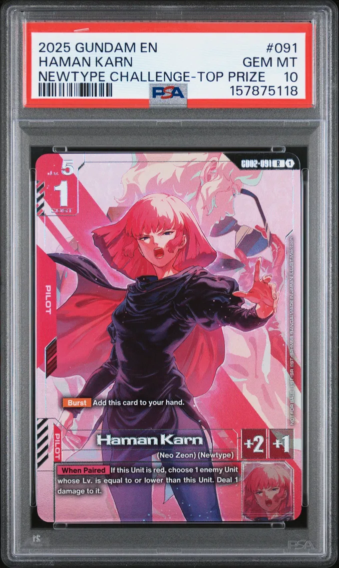 2025 #091 Haman Karn PSA 10 Gundam Promos
