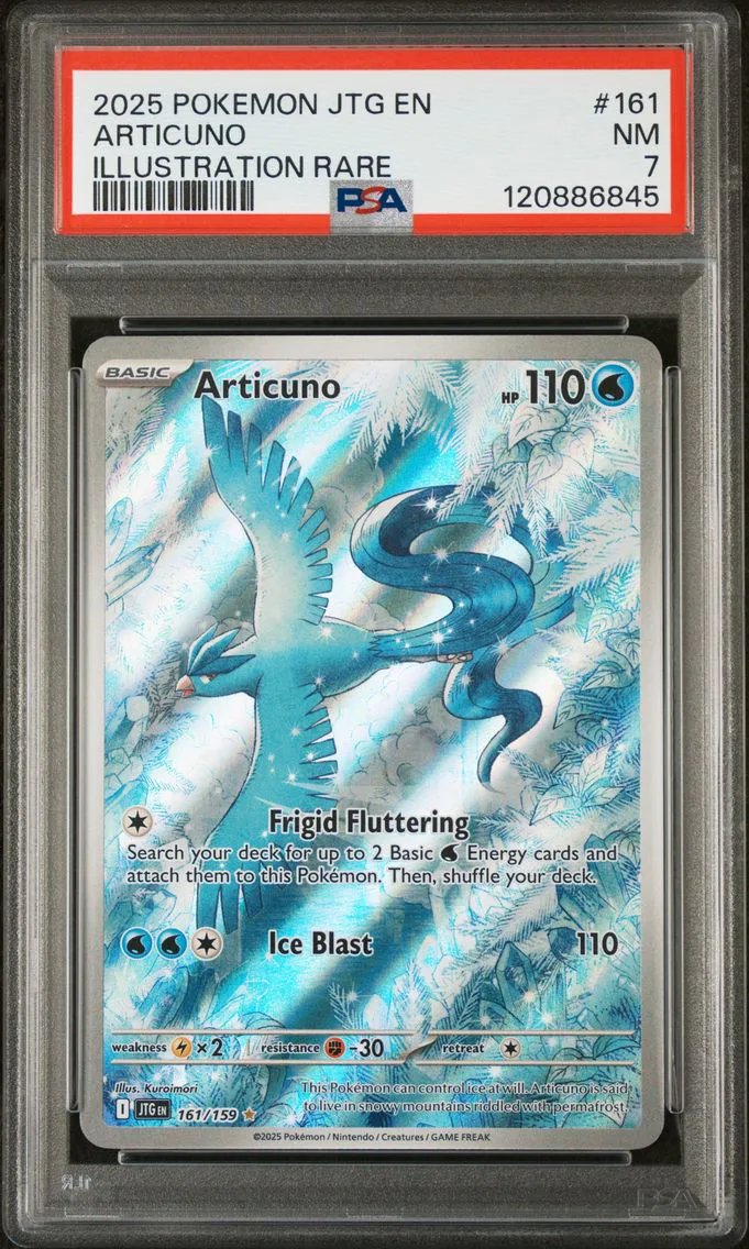 2025 #161 Articuno PSA 7 Jtg EN-
