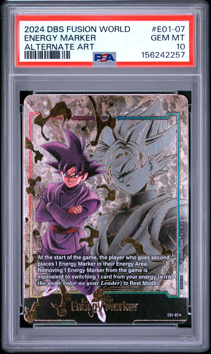 2024 #E01-07 Energy Marker PSA 10 Dragon Ball Super Card Game Fusion World Energy Marker Pack 01