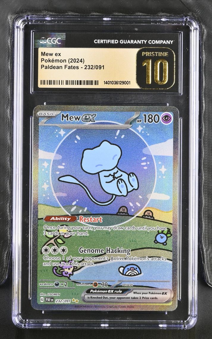 2024 #232 Mew ex CGC 10 Pristine