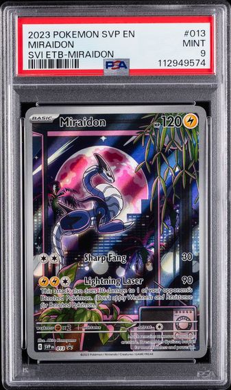 2023 #013 Miraidon PSA 9 Svp EN-SV Black Star Promo