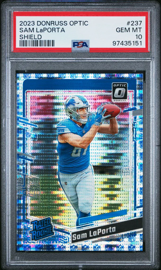 2023 #237 Sam LaPorta PSA 10 Panini Donruss Optic