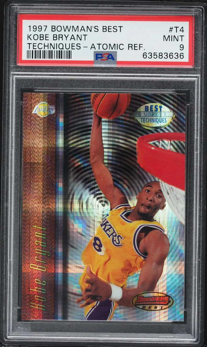 1997 #T4 Kobe Bryant PSA 9 Bowma