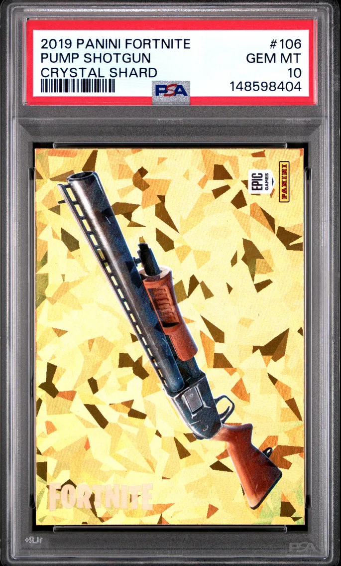 2019 #106 Pump Shotgun PSA 10 Panini Fortnite