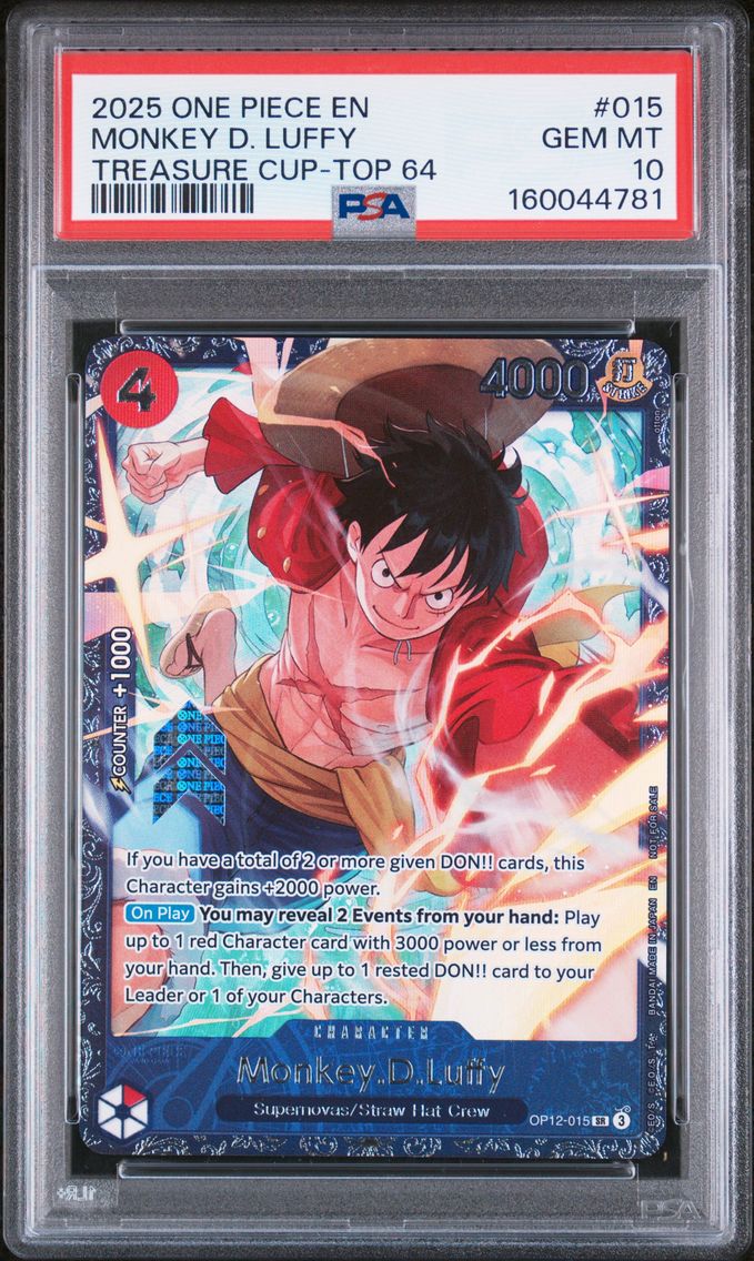 2025 #015 Monkey D. Luffy PSA 10