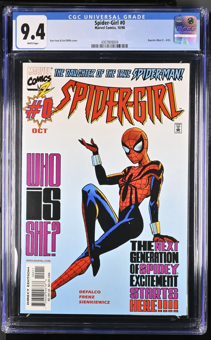 1998 Spider-Girl #0 CGC 9.4 Marv
